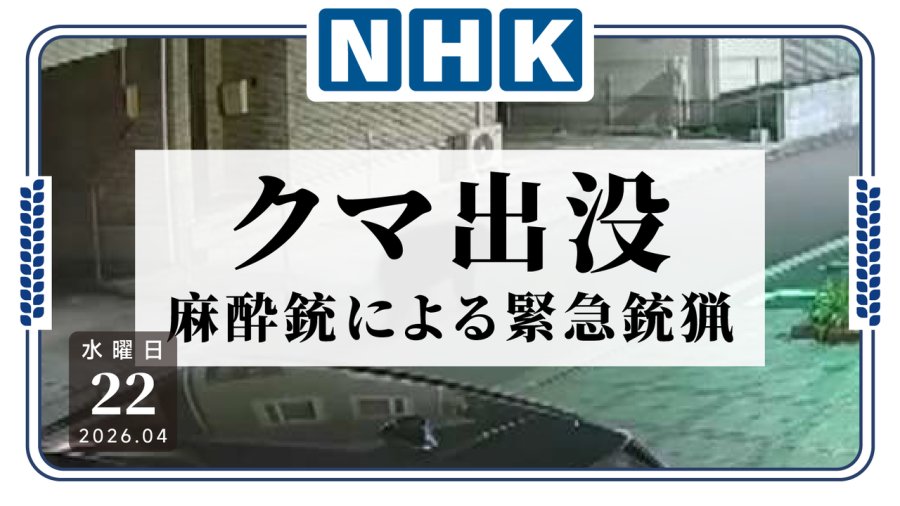 日语阅读 - 怎么还能跑城区来了？日本仙台市住宅区惊现黑熊 - MOJi辞書