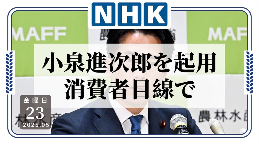 日语阅读 - “我家米多到可以卖”的江藤农林相被撤职：小泉进次郎接替 - MOJi辞書