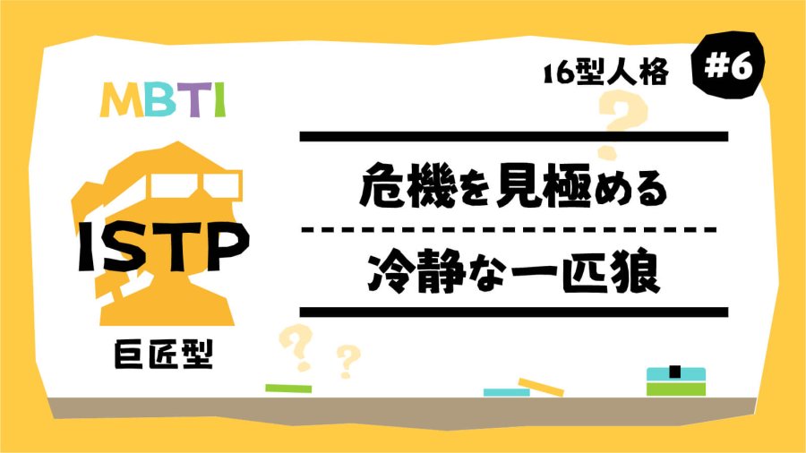 日语阅读 - 越挫越勇的冷静孤狼？ISTP性格解析来了| MBTI16型人格（6） - MOJi辞書