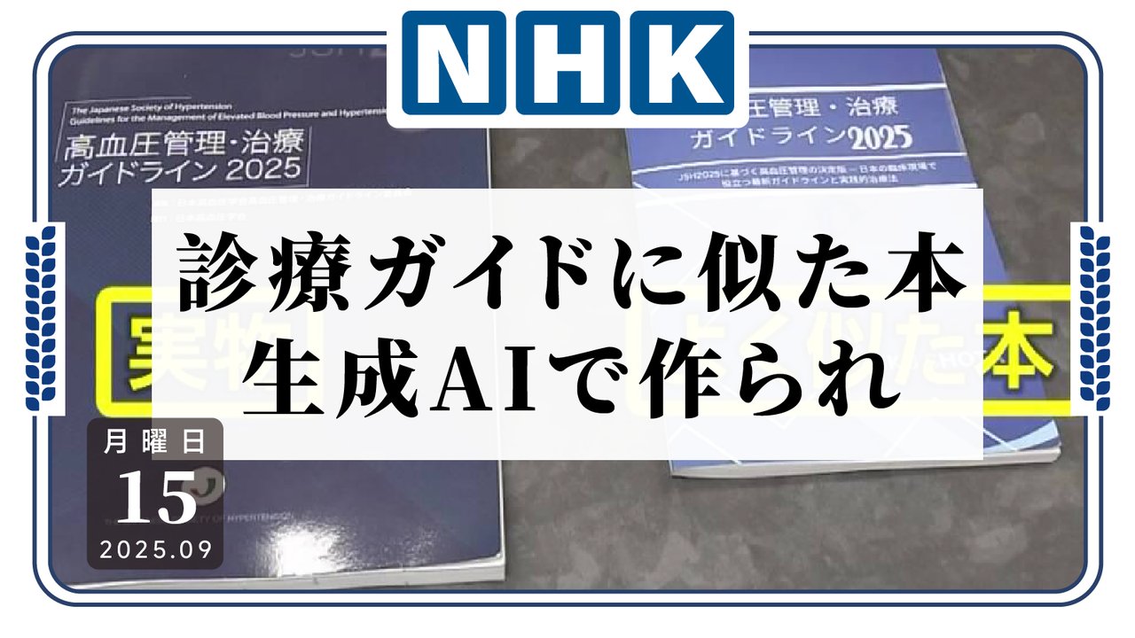 日语阅读 - 恐影响病情！AI生成盗版诊疗指南错误百出 - MOJiTest