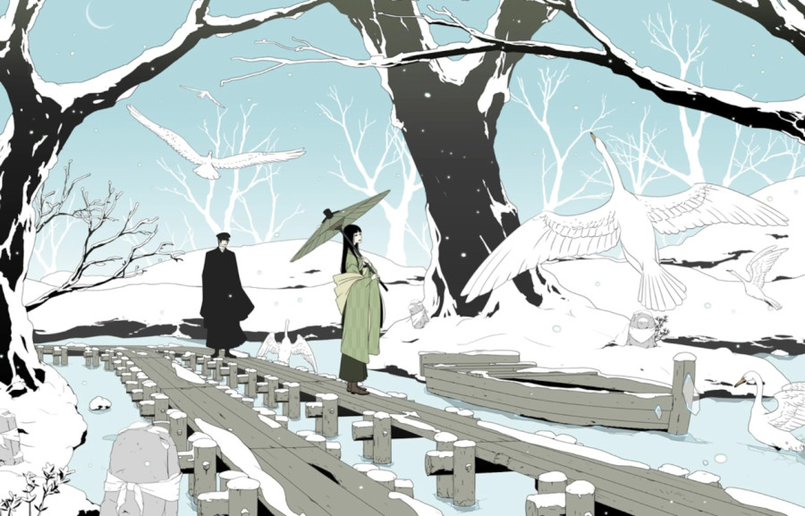 日语阅读 - 雪国 - 平野绫 - MOJi辞書