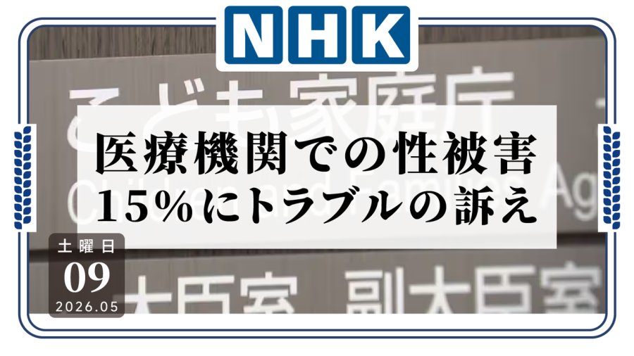 日语阅读 - 日本首次调查医疗机构性侵害：15%机构曾现纠纷 - MOJi辞書